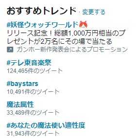 魔法使い適正度おすすめトレンド