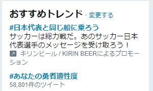 あなたの勇者適正度Twitterトレンド